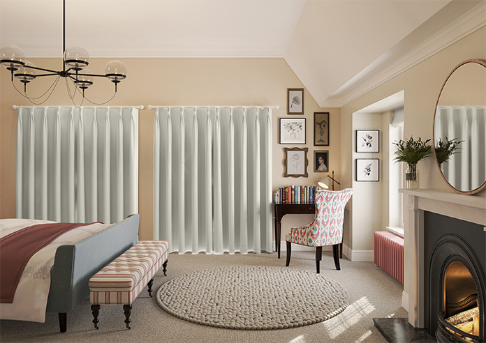 Akoya Faux Silk, Lustre Flint - Made to Measure Curtains - Image 8